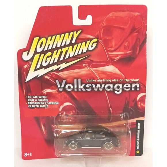 Johnny Lightning 1950 Volkswagon Beetle VW Split Window 1:64 Factory Sealed - Picture 1 of 5